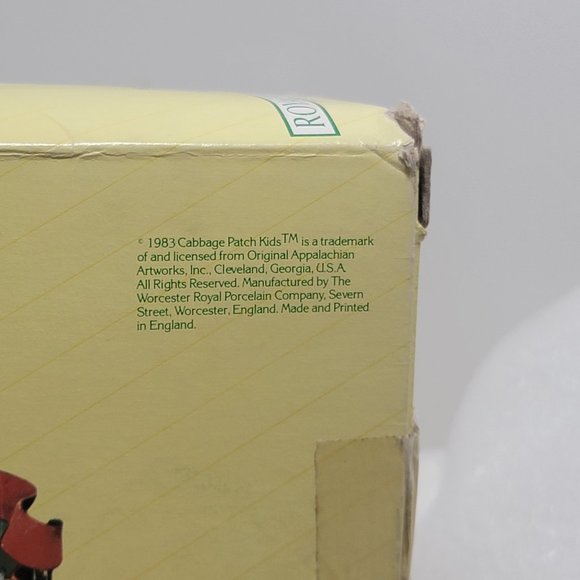 Cabbage Patch Kid 1985 First Edition Dish Set Plate Bowl Saucer - Picture 12 of 16